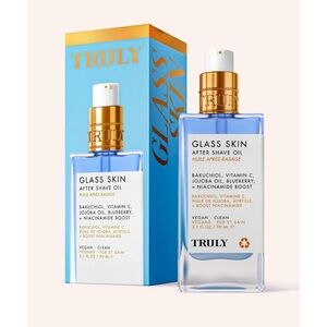 Truly Glass Skin After Shave Oil - Blue and Gold